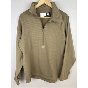 Rothco Half Zip Layer 2 Grid Top Tan Size XS Military Camping Base layer